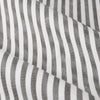 Yard Hebden Striped Cotton Ready Made Eyelet Curtains Grey