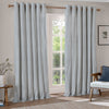 Yard Hebden Cotton Ready Made Eyelet Curtains Mineral Blue