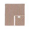 Yard Hebden Striped Cotton Towel Pecan