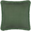 Paoletti Seventy Three Hedera Jacquard 45cm x 45cm Filled Cushion Green