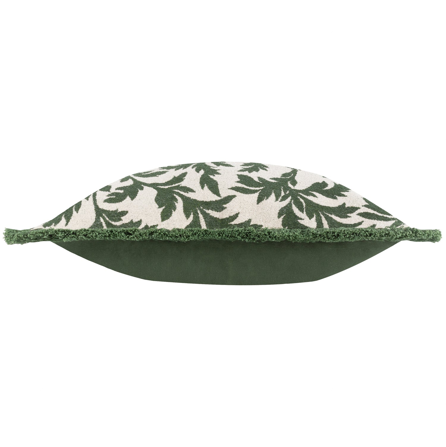 Paoletti Seventy Three Hedera Jacquard 45cm x 45cm Filled Cushion Green