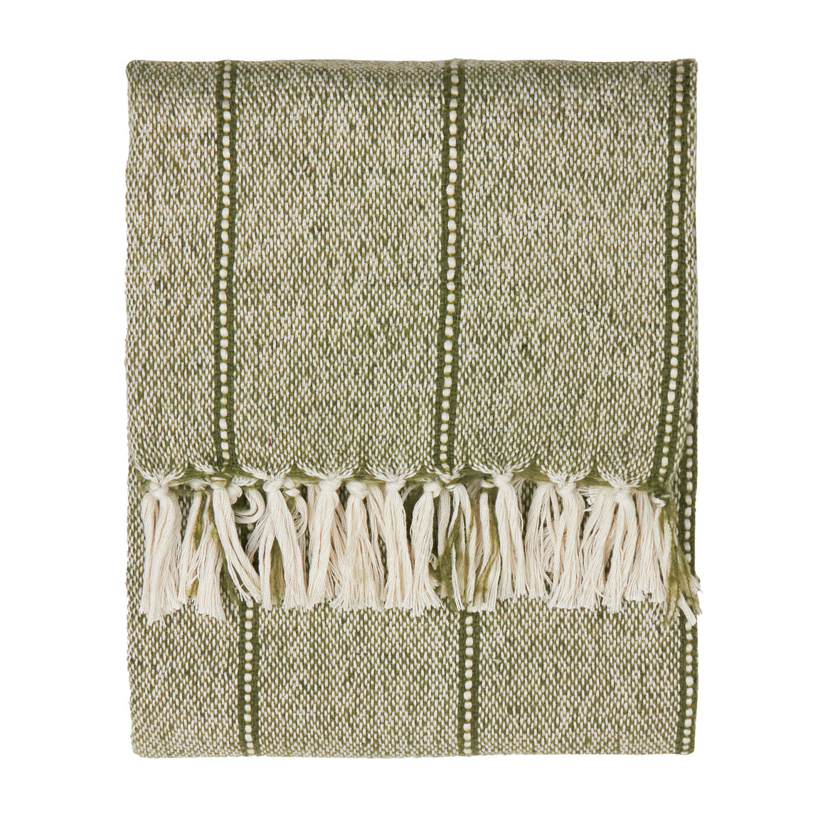 Yard Hedon Woven Outdoor Throw 130cm x 180cm Moss