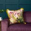 Voyage Maison Heligan Digitally Printed 55cm x 55cm Feather Filled Cushion Fuchsia