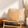 Yard Helm Organic Woven Filled Cushion 50cm x 50cm Yolk