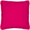 Henderson Embroidered Cotton Filled Cushion 45cm x 45cm Cerise Jade