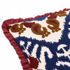 Henderson Embroidered Cotton Filled Cushion 45cm x 45cm Ruby Gold