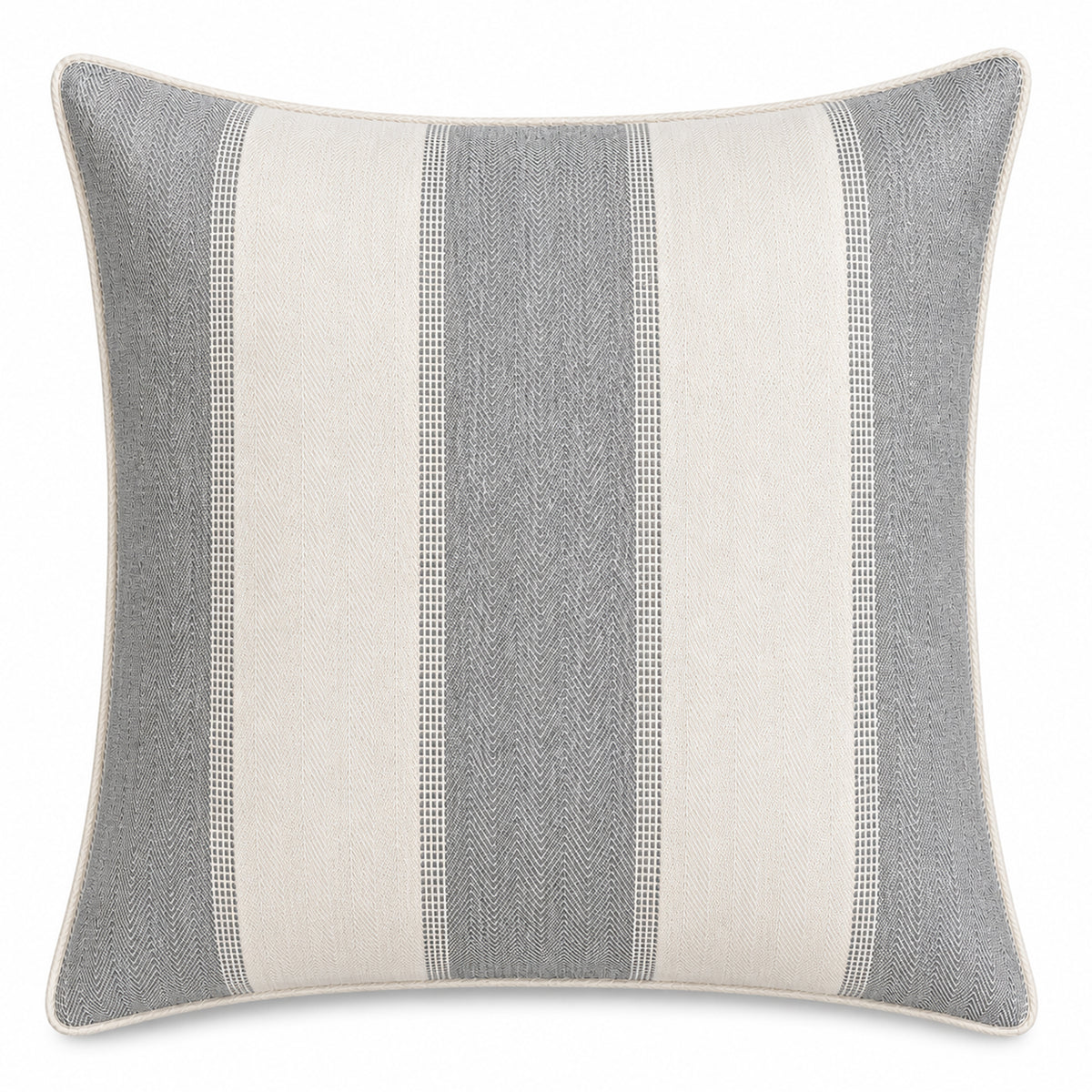 Henley Filled Cushion 43cm x 43cm Grey