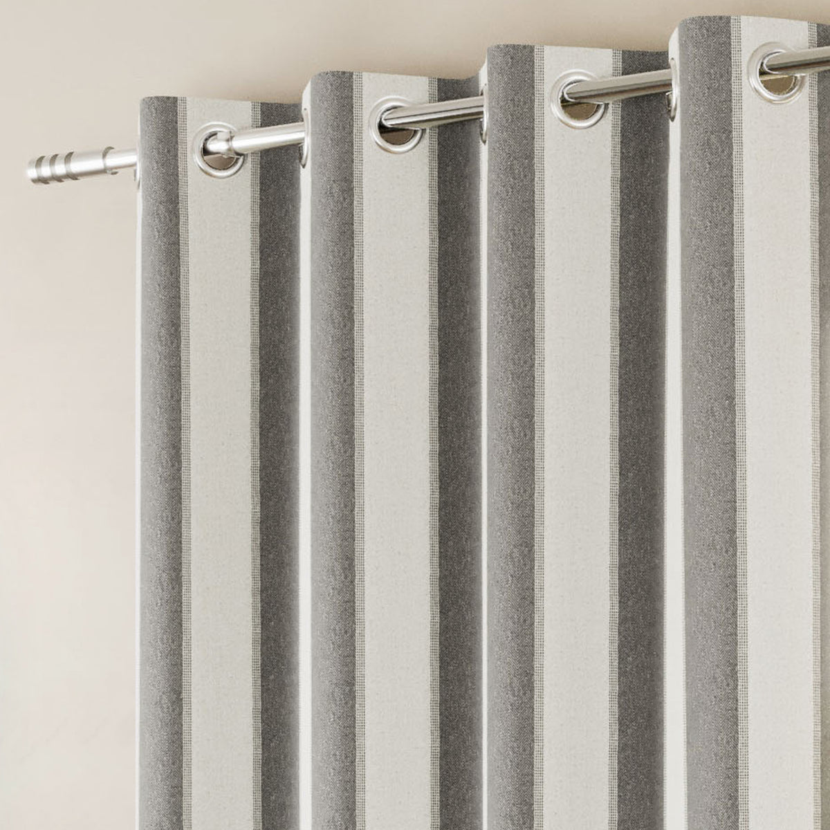 Henley Thermal Ready Made Eyelet Blackout Curtains Grey