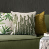 Voyage Maison Herb Embroidered Feather Filled Cushion 50cm x 50cm Sage