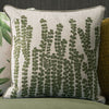 Voyage Maison Herb Embroidered Feather Filled Cushion 50cm x 50cm Sage