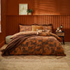 Herve Reversible Duvet Cover Bedding Set Tan