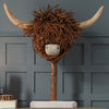 Voyage Maison Highland Cow Sculpture Wood