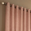 furn. Himalaya Jacquard Ready Made Eyelet Curtains Blush Pink