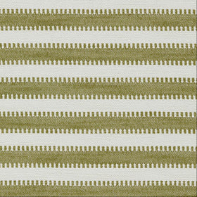 HARLEQUIN Ocala Stripe Indoor Outdoor Upholstery Fabric Grass Chalk