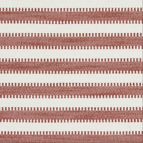 HARLEQUIN Ocala Stripe Indoor Outdoor Upholstery Fabric Rust Chalk