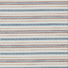 HARLEQUIN Cove Indoor Outdoor Upholstery Fabric Indigo Rust