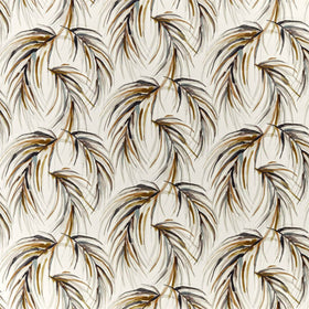 HARLEQUIN Alvaro Printed Fabric Honey Slate Topaz