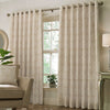 Paoletti Horto Botanical Ready Made Eyelet Curtains Natural