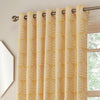 Paoletti Horto Botanical Ready Made Eyelet Curtains Ochre