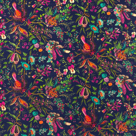 HARLEQUIN Wonderland Floral Velvet Fabric Sapphire Spinel Emerald Velvet