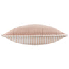 Yard Hebden Stripe Cotton 55cm x 55cm Filled Cushion Blush Cotta