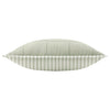 Yard Hebden Stripe Cotton 55cm x 55cm Filled Cushion Eucalyptus Bay Green