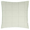 Yard Hebden Stripe Cotton 55cm x 55cm Filled Cushion Forest Bay Green