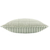 Yard Hebden Stripe Cotton 55cm x 55cm Filled Cushion Forest Bay Green