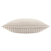 Yard Hebden Stripe Cotton 55cm x 55cm Filled Cushion Natural Stone