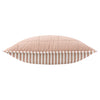 Yard Hebden Stripe Cotton 55cm x 55cm Filled Cushion Pecan Cotta