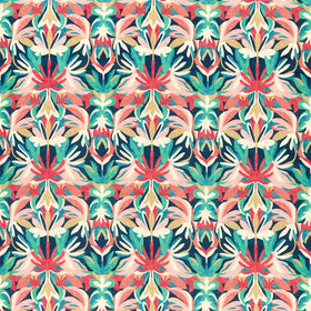 HARLEQUIN Melora Velvet Fabric Brazilian Rosewood Ink Amazonia Velvet