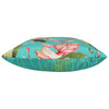 Hummingbird Outdoor Filled Cushion 43cm x 43cm Blue