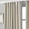 Paoletti Hurlingham Shimmer Ready Made Eyelet Curtains Champagne