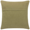 Yard Hush Cotton Linear Filled Cushion 45cm x 45cm Avocado
