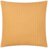 Yard Hush Cotton Linear Filled Cushion 45cm x 45cm Honey