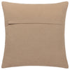 Yard Hush Cotton Linear Filled Cushion 45cm x 45cm Taupe