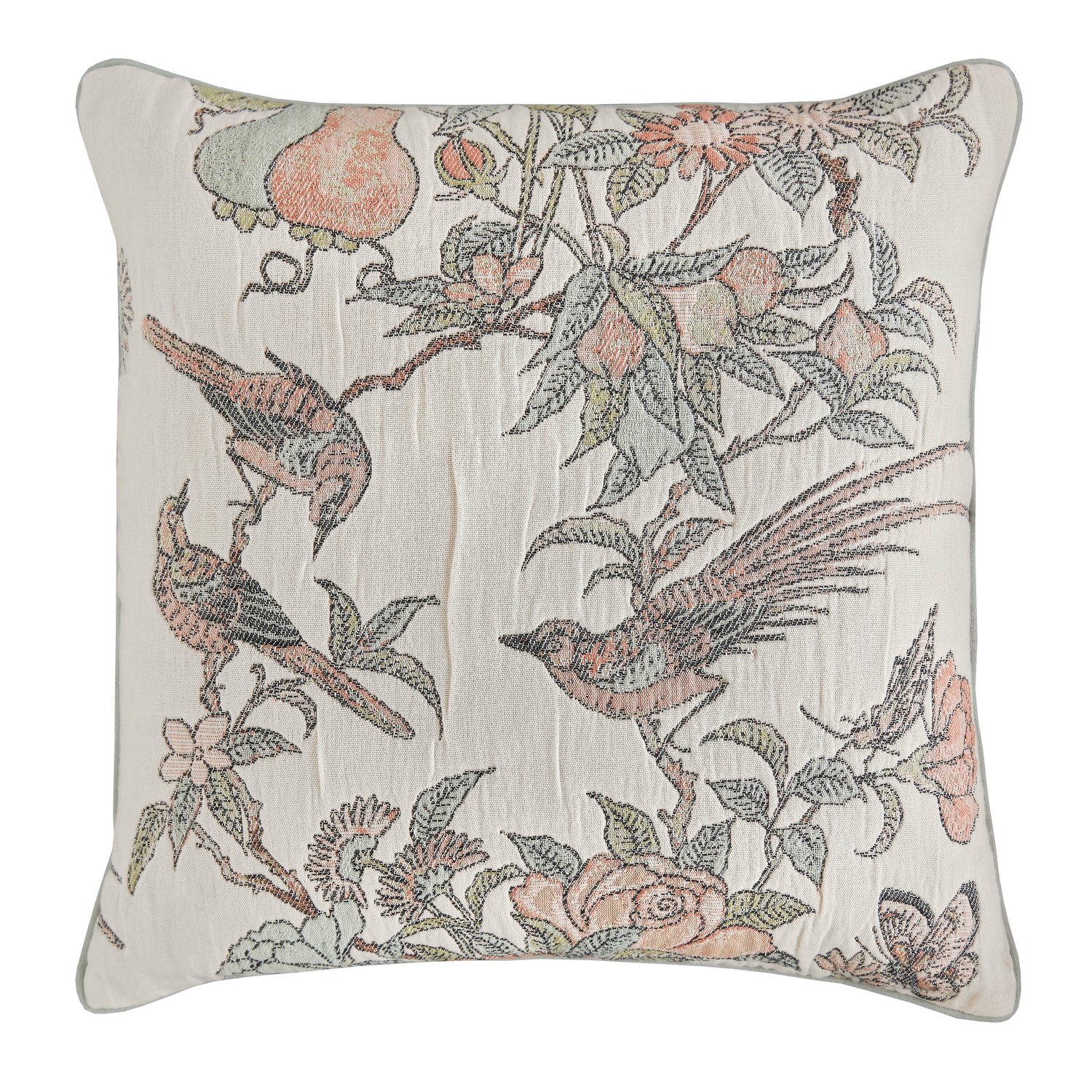 Historic Royal Palaces Hampton Jacquard 45cmx45cm Filled Cushion Multi