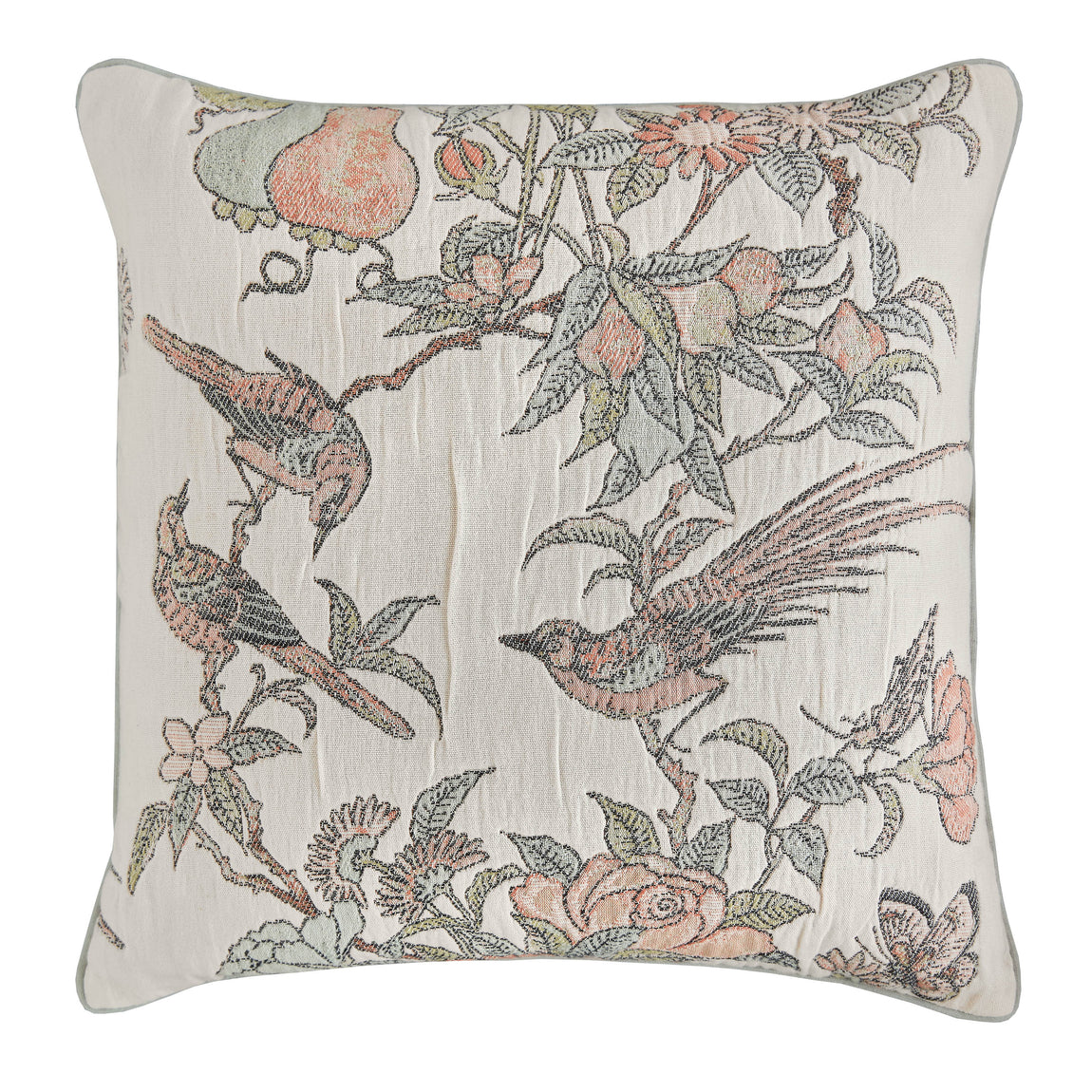 Historic Royal Palaces Hampton Jacquard 45cmx45cm Filled Cushion Multi