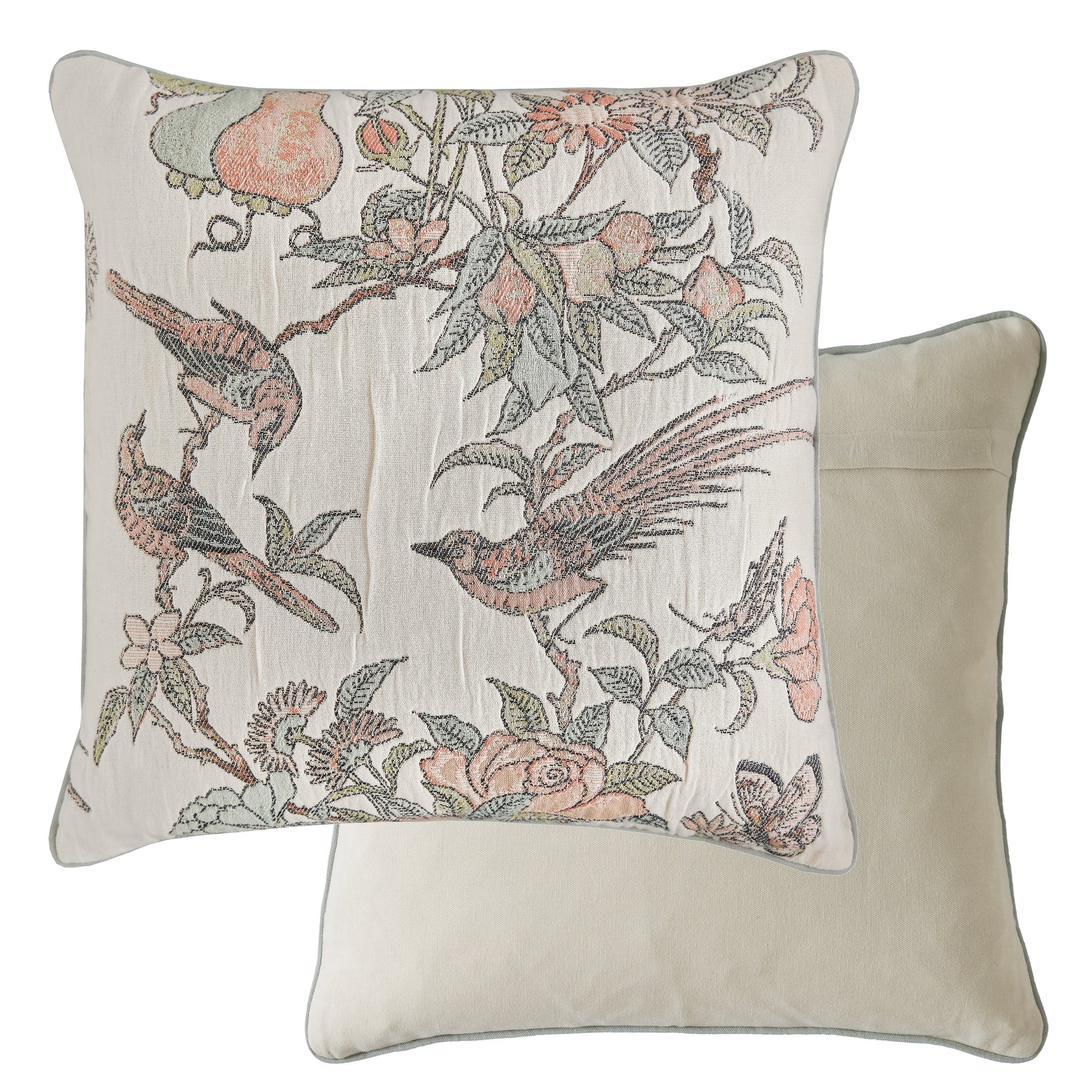 Historic Royal Palaces Hampton Jacquard 45cmx45cm Filled Cushion Multi