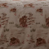 Dreams & Drapes Hanson Highland Cow Duvet Cover Bedding Set Terracotta