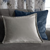 Laura Ashley Hanya 45cm x 45cm Filled Cushion Dark Dove Grey