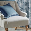 Laura Ashley Hanya 45cm x 45cm Filled Cushion Dark Seaspray Blue