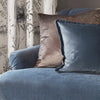 Laura Ashley Hanya 45cm x 45cm Filled Cushion Dark Seaspray Blue