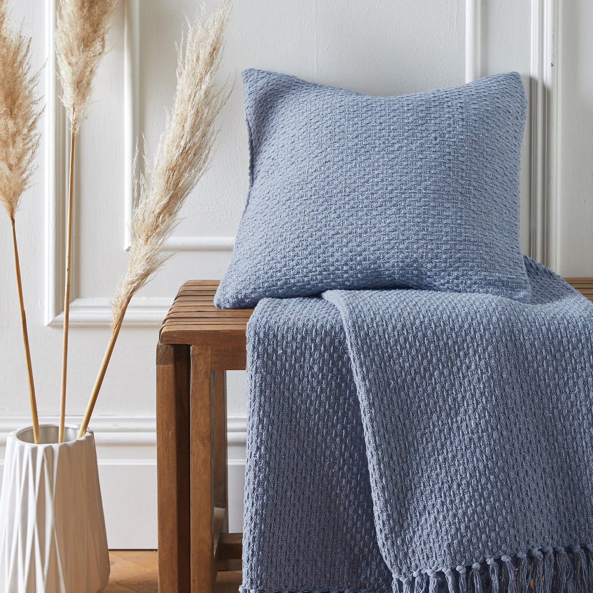Drift Home Hayden Filled Cushion Blue