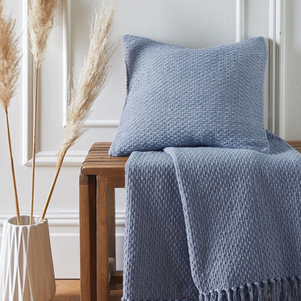 Drift Home Hayden Filled Cushion Blue