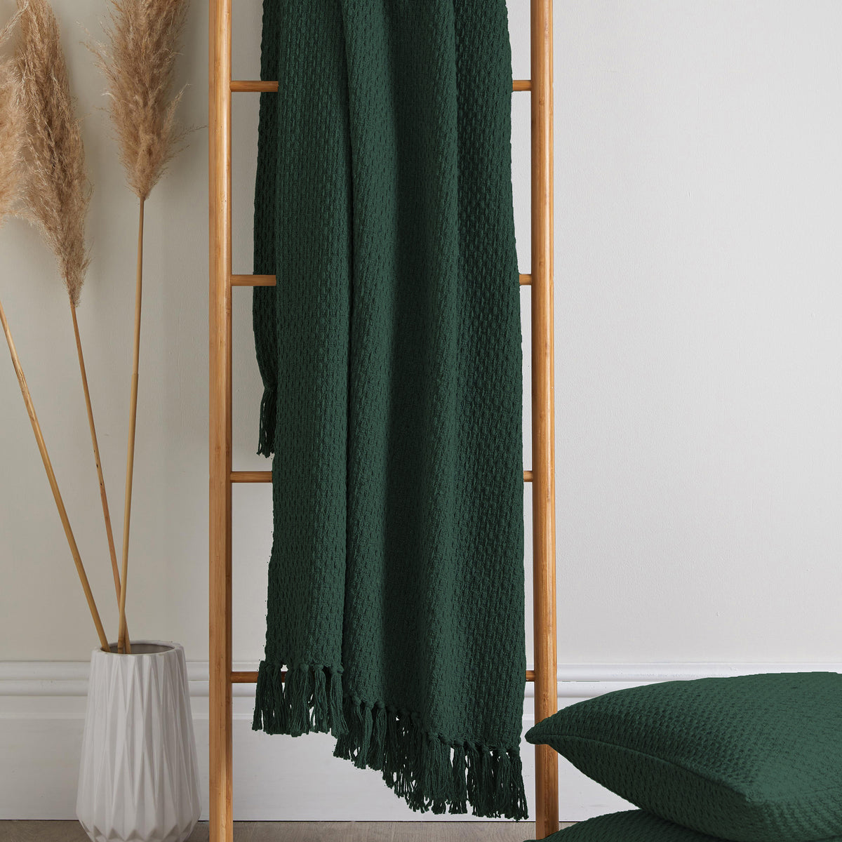 Hayden 200cm x 200cm Throw Green