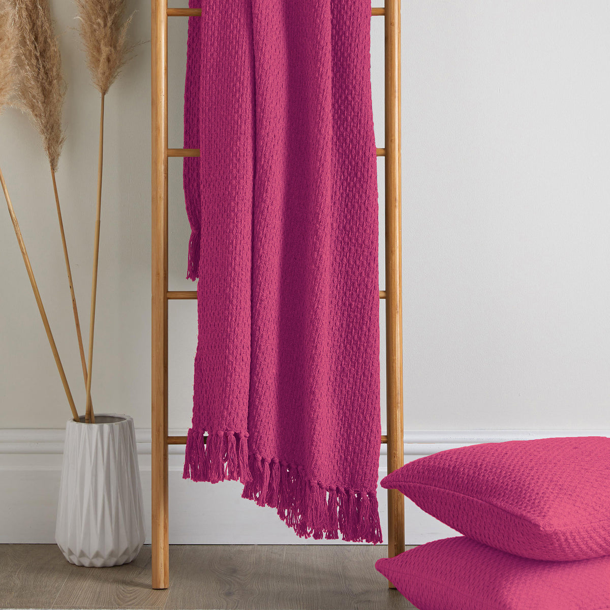 Hayden 130cm x 180cm Throw Pink