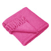 Hayden 200cm x 200cm Throw Pink