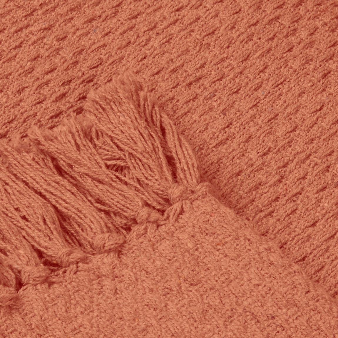 Hayden 200cm x 200cm Throw Terracotta