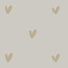 Sophie Allport Hearts Made to Measure Curtain Soft Mustard